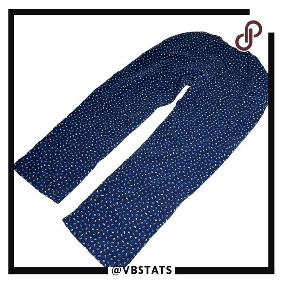 Polo Ralph Lauren Men's Drawstring Pajama Lounge Pants Sleepwear Blue Medium - Picture 2 of 7